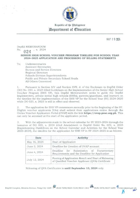 deped misor memo 2024 release date|www.depedmisor.com.